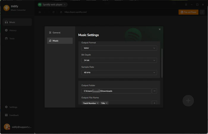 spotify to wav
