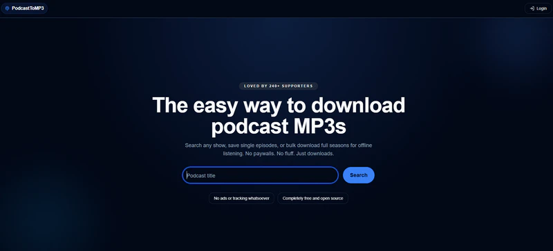 podcast to mp3 downloader