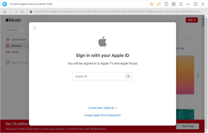 sign in apple id