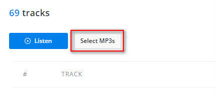 Upload MP3 files to Deezer