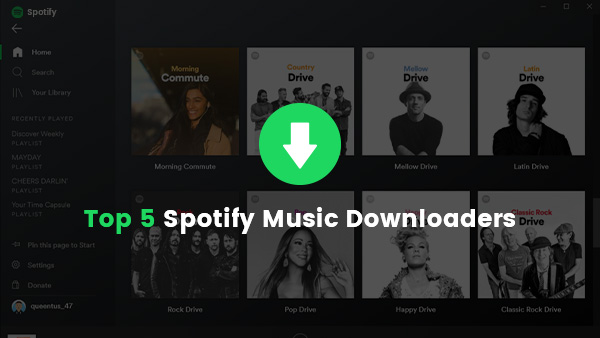 top 5 spotify music downloaders
