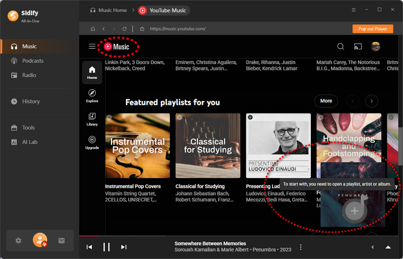 sidify youtube music playlist downloader